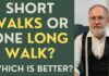Seniors: Short Walks or One Long Walk, Which is Better