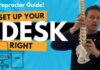 How I Set Up a Desk Properly (Chiropractor Guide)