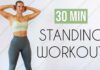 30 MIN FULL BODY HIIT - All Standing, No Repeats, Warm Up & Cool Down