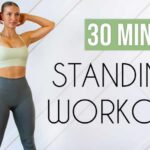 30 MIN FULL BODY HIIT - All Standing, No Repeats, Warm Up & Cool Down